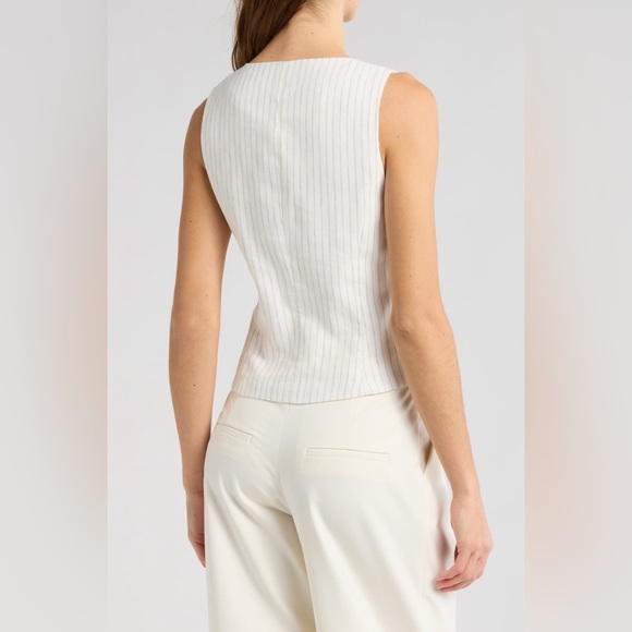 Rag & Bone Kiana Cotton & Linen Vest - Picture 2 of 4